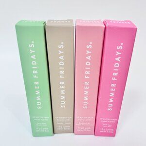 Mix 4 colors/Summer Fridays Lip Butter Balm - Conditioning Lip Balm and Lip Mask